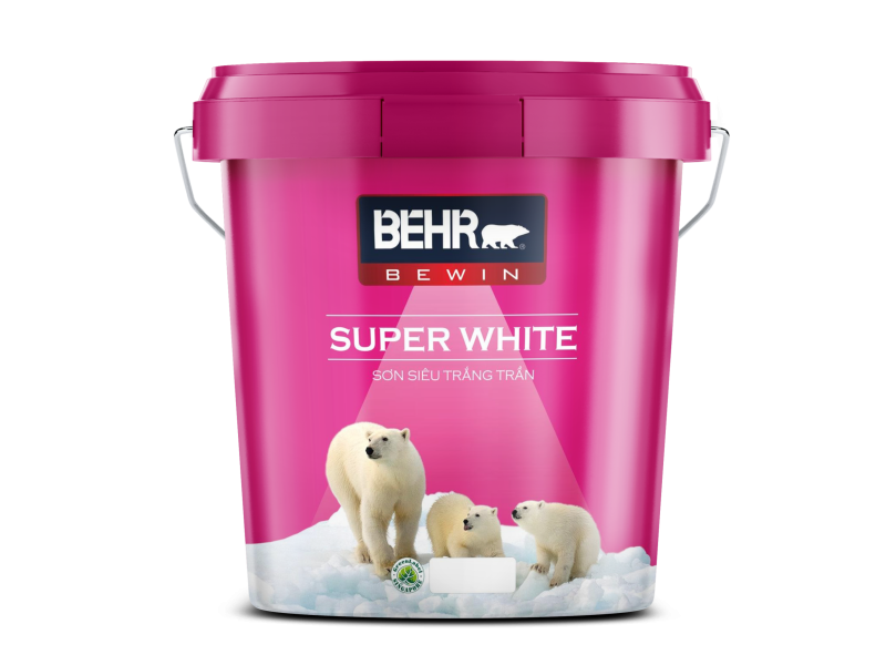 Sơn siêu trắng trần Behr